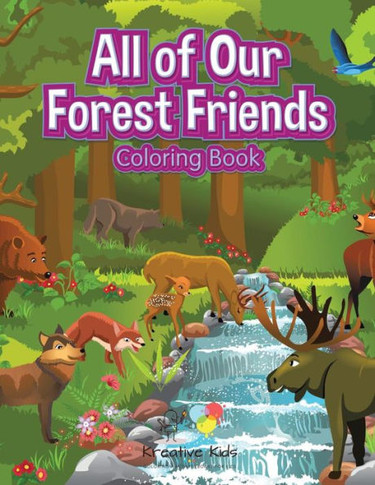 All of Our Forest Friends Coloring Book - 9781683775324