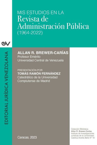 MIS Estudios En La Revista de Administraci? P?lica (1964-2022)