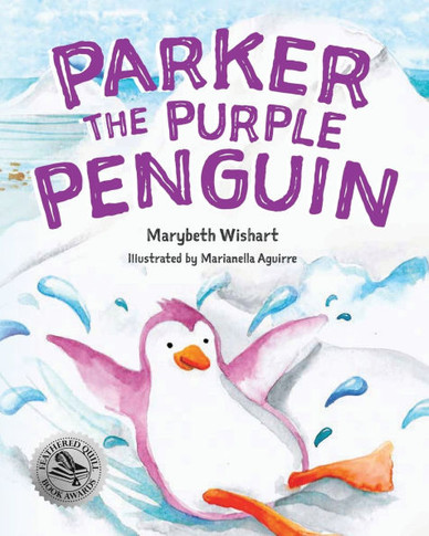 Parker the Purple Penguin - Large Print