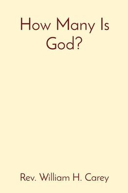 How Many Is God?