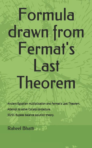 Formula drawn from Fermat's Last Theorem