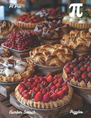 PI &#960; Pie Number Search Puzzles: Books For Math And Dessert Lovers