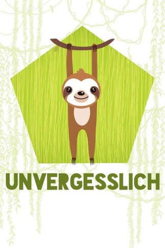 Unvergesslich: Diskretes Passwort Buch mit Register zum Verwalten und Organisieren von Internet Zugangsdaten Mit süßer Faultier Illus