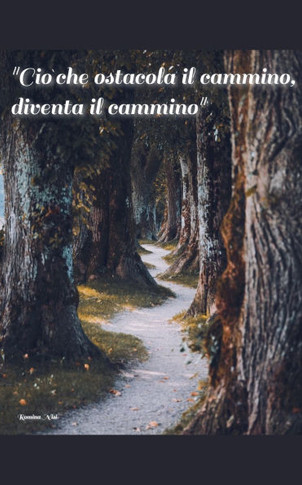 ""Ciò che ostacola il cammino, diventa il cammino""