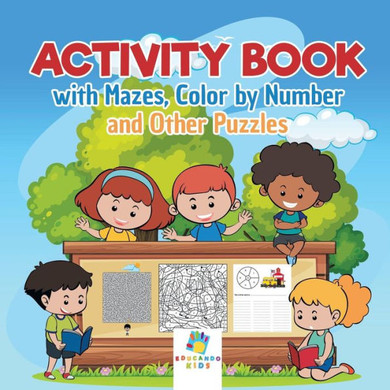 Activity Book With Mazes, Color By Number And Other Puzzles