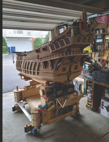 Memory of the Pirate Ships (How to build huge size pirate ship from scratch)