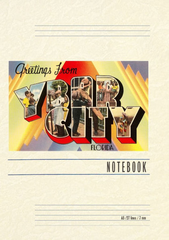 Vintage Lined Notebook Greetings from Ybor city, Florida