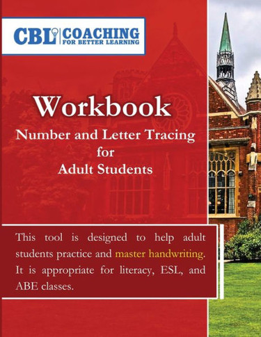 Workbook: Number and Letter Tracing for Adult Students