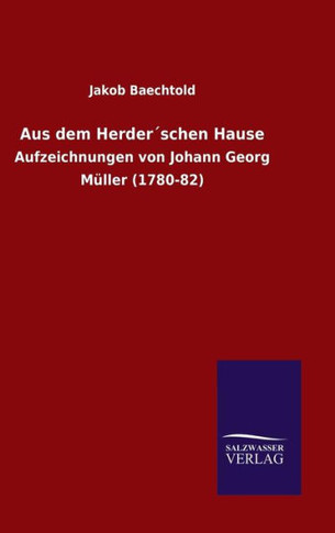 Aus dem Herder´schen Hause
