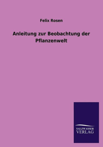 Anleitung Zur Beobachtung Der Pflanzenwelt