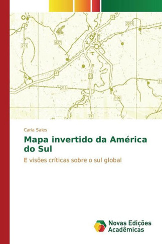 Mapa invertido da América do Sul