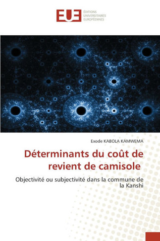 D?erminants du co? de revient de camisole