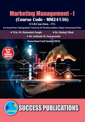 Marketing Management - I(S.Y.B.Com, S.P. College, Sem.-IV)