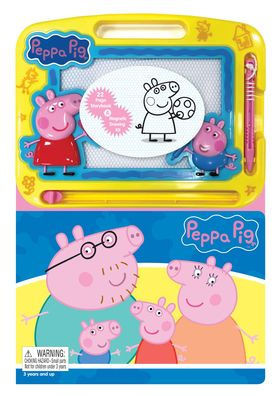 Phidal - Eone Peppa Pig Learning Series - Learn To Write With Magnetic Drawing Pad, Doodle Pad For Kids And Children Learning Fun