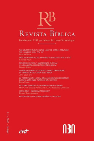 Revista Bíblica 2022/1-2 - Año 84