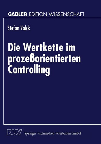 Die Wertkette Im Prozeßorientierten Controlling
