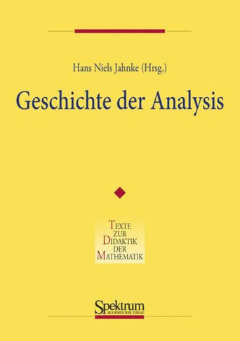 Geschichte Der Analysis