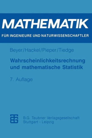 Wahrscheinlichkeitsrechnung Und Mathematische Statistik
