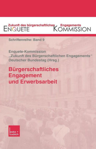 Bürgerschaftliches Engagement Und Erwerbsarbeit