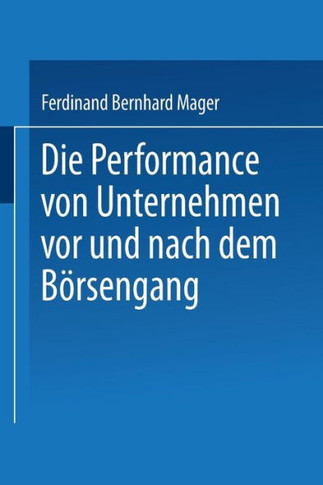 Die Performance Von Unternehmen VOR Und Nach Dem Börsengang