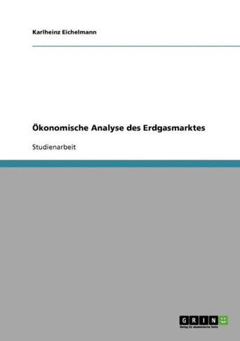 ?onomische Analyse des Erdgasmarktes