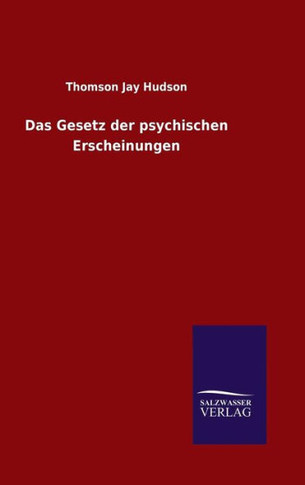 Das Gesetz der psychischen Erscheinungen