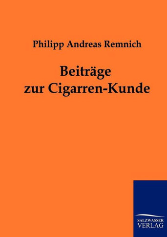 Beiträge zur Cigarren-Kunde