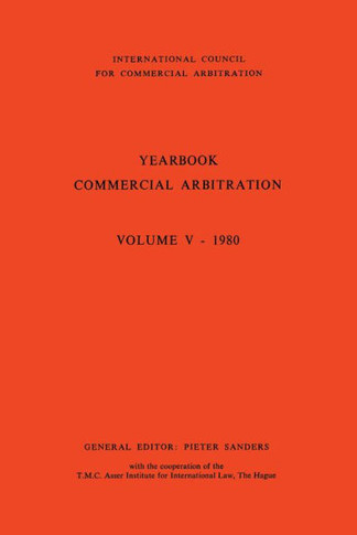 Yearbook Commercial Arbitration: Volume V - 1980