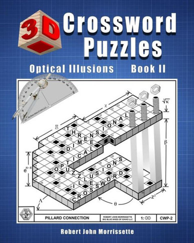 3D Crossword Puzzles: Optical Illusions Book Ii