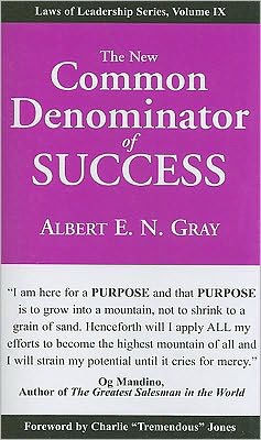 The New Common Denominator of Success