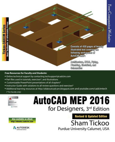 AutoCAD MEP 2016 for Designers, 3rd Edition