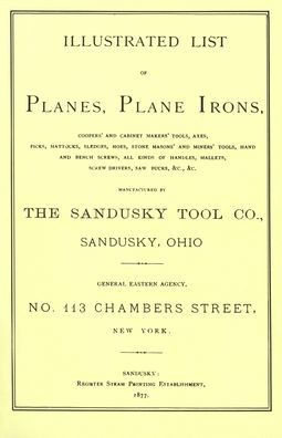 Sandusky Tool Co. 1877 Catalog