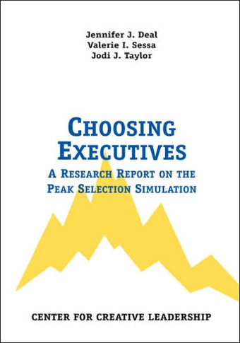 Choosing Executives: A Research Report on the Peak Selection Simulation