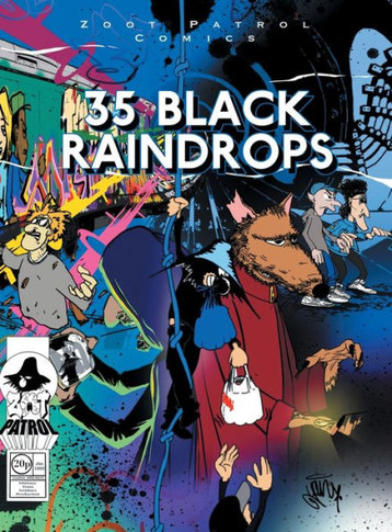 35 Black Raindrops