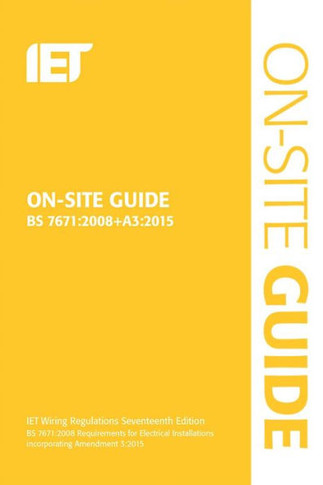 On-Site Guide (Bs 7671:2008+a3:2015)