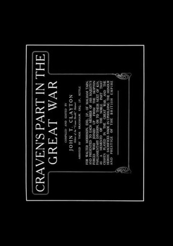 Craven's Part in the Great War