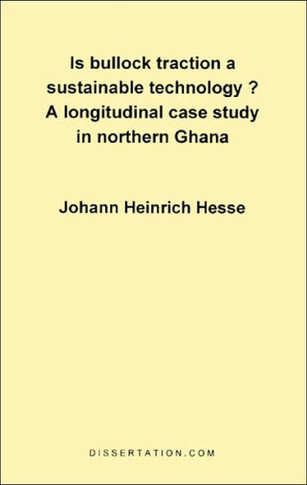 Is Bullock Traction a Sustainable Technology?: A Longitudinal Case Study in Northern Ghana