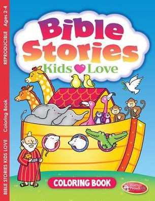 Bible Stories Kids Love: Coloring Book for Ages 2-4 (Pack of 6)