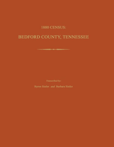 1880 Census: Bedford County, Tennessee