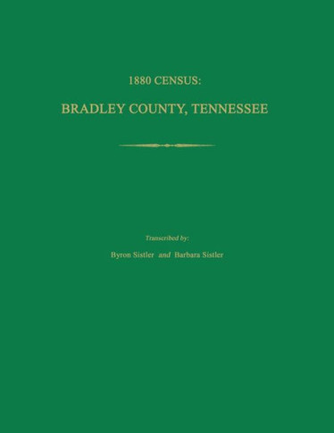 1880 Census, Bradley County, Tennessee