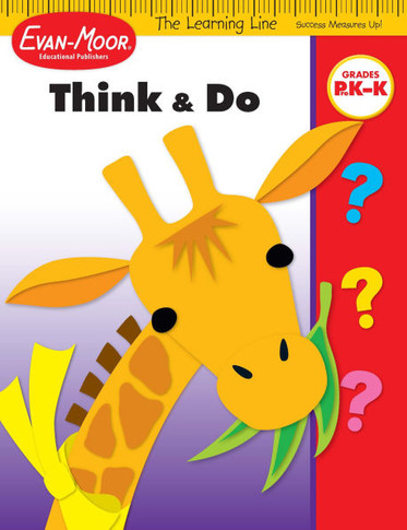 Learning Line: Think and Do, Prek - Kindergarten Workbook