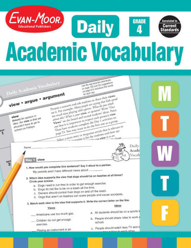 Daily Academic Vocabulary, Grade 4 Teacher Edition