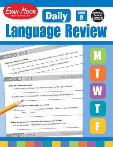 Daily Language Review, Grade 8 Teacher Edition