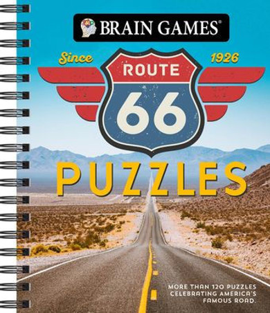 Brain Games - Route 66 Puzzles: More Than 140 Puzzles Celebrating America's Famous Road