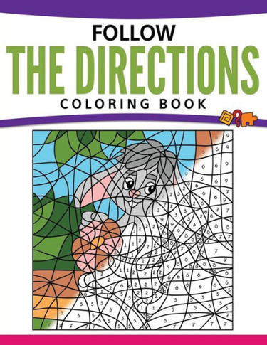 Follow The Directions Coloring Book