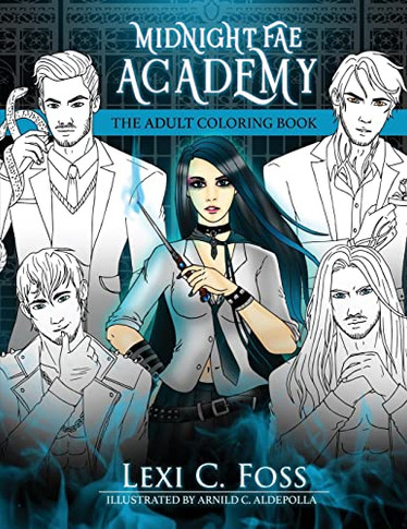 Midnight Fae Academy Coloring Book