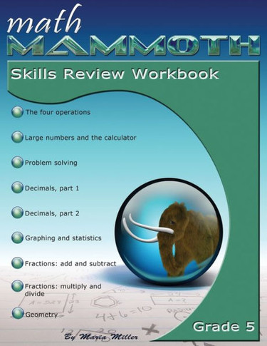 Math Mammoth Grade 5 Skills Review Workbook