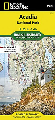 Acadia National Park (National Geographic Trails Illustrated Map, 212)