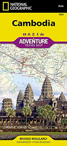 Cambodia (National Geographic Adventure Map, 3024)