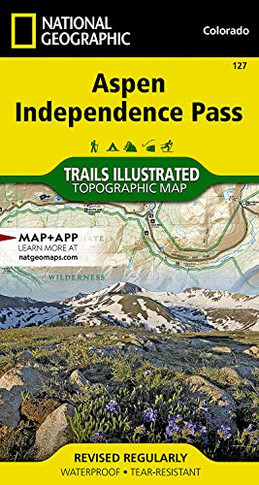 Aspen, Independence Pass (National Geographic Trails Illustrated Map, 127)